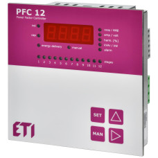 Регулятор реактивной мощности PFC 12 RS (12 ступеней, 144х144) ETI 4656907