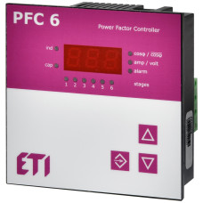 Регулятор реактивной мощности PFC 6 RS (6 ступеней, 97х97) 4656905