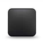 Выключатель одноклавишный черный накладной графит VIDEX BINERA (VF-BNS11-BG)