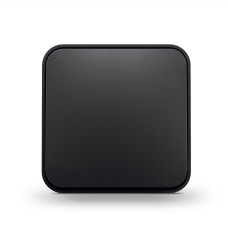 Выключатель одноклавишный черный накладной графит VIDEX BINERA (VF-BNS11-BG)