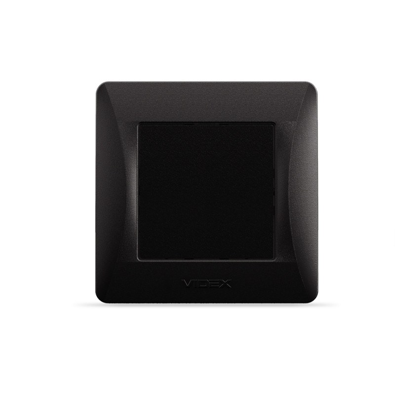 Заглушка для рамки VIDEX Binera чорний графіт (VF-BNC-BG)