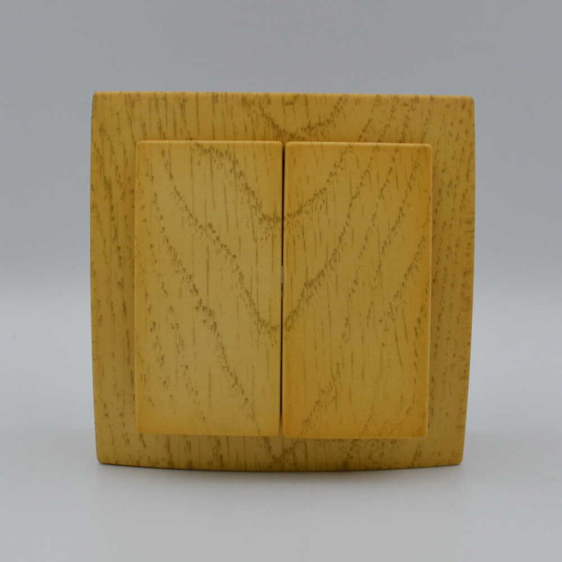 Вимикач Nilson Themis клен 2кл ( 26281003 )