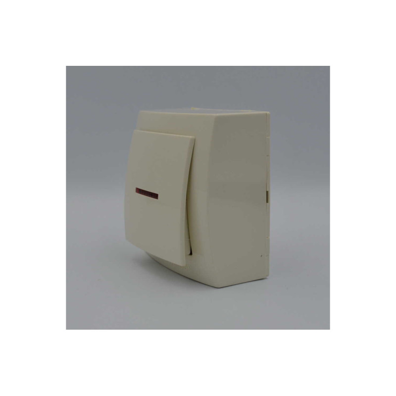 Вимикач Nilson Themis кремовий 1кл з підсвіткою ( 26121002 )