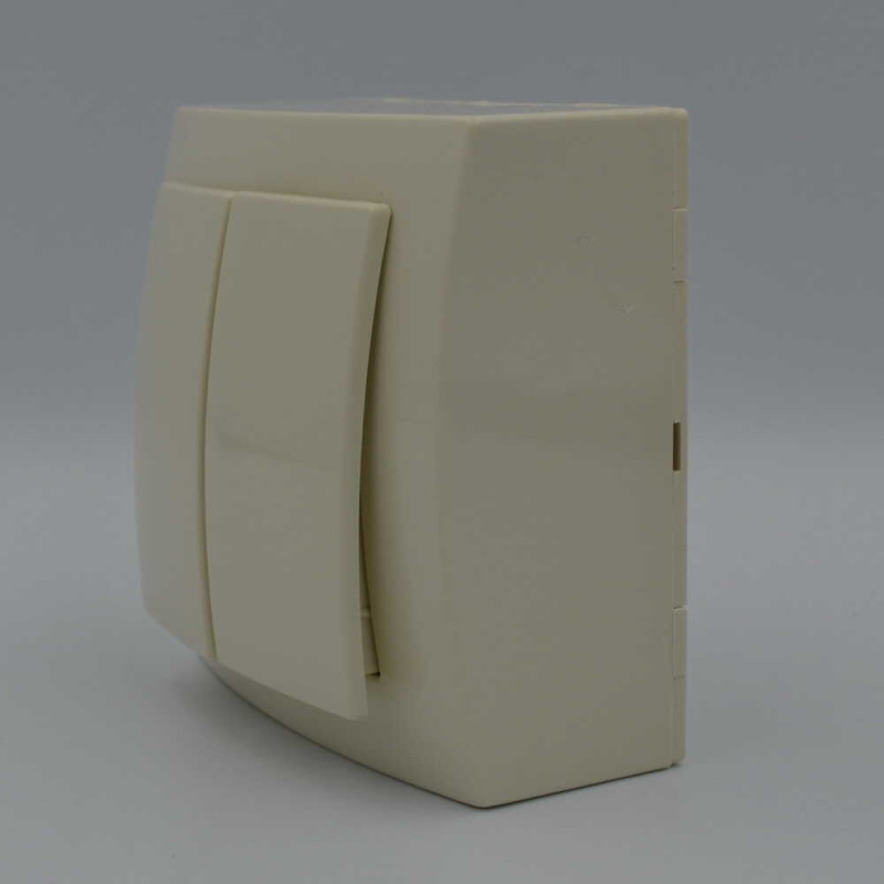 Выключатель Nilson Themis кремовый 2кл (26121003)