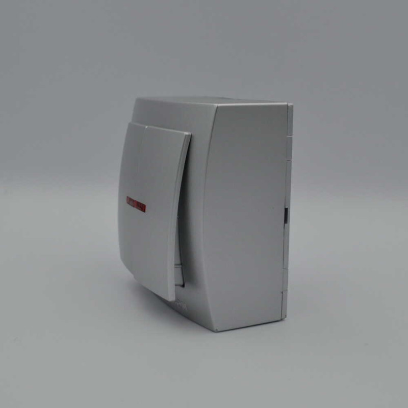 Вимикач Nilson Themis срібло 2кл з підсвіткою ( 26131004 )