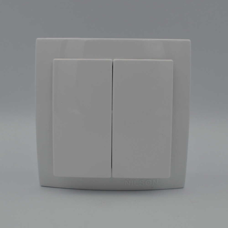 Выключатель Nilson Themis белый 2кл (26111003)