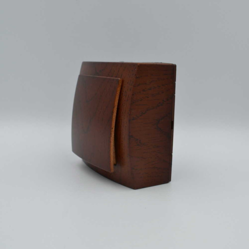 Вимикач Nilson Themis горіх 1кл прохідний ( 26271007 )