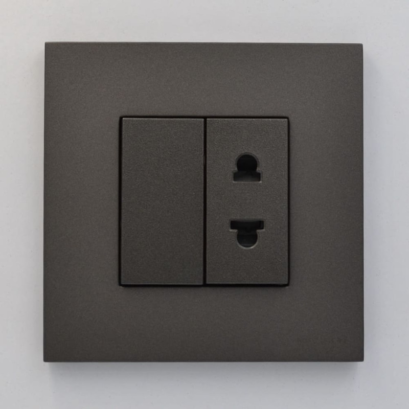 Заглушка Zenit антрацит 1 мод. ( 2CLA210000N1801 )