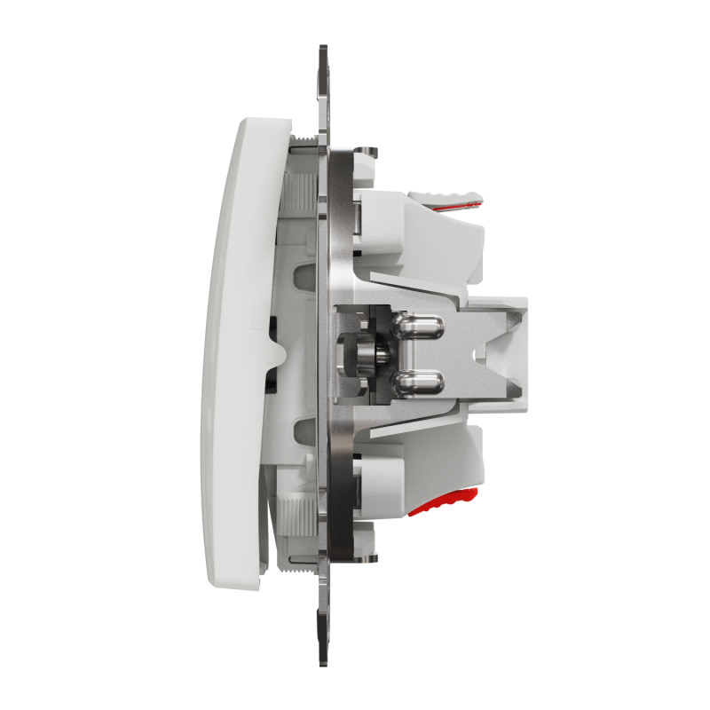 Одноклавишный промежуточный выключатель SCHNEIDER Sedna Design белый SDD111107
