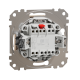 Перемикач одноклавішний з підсвіткою бежевий Sedna Design & Element Schneider Electric SDD112106L