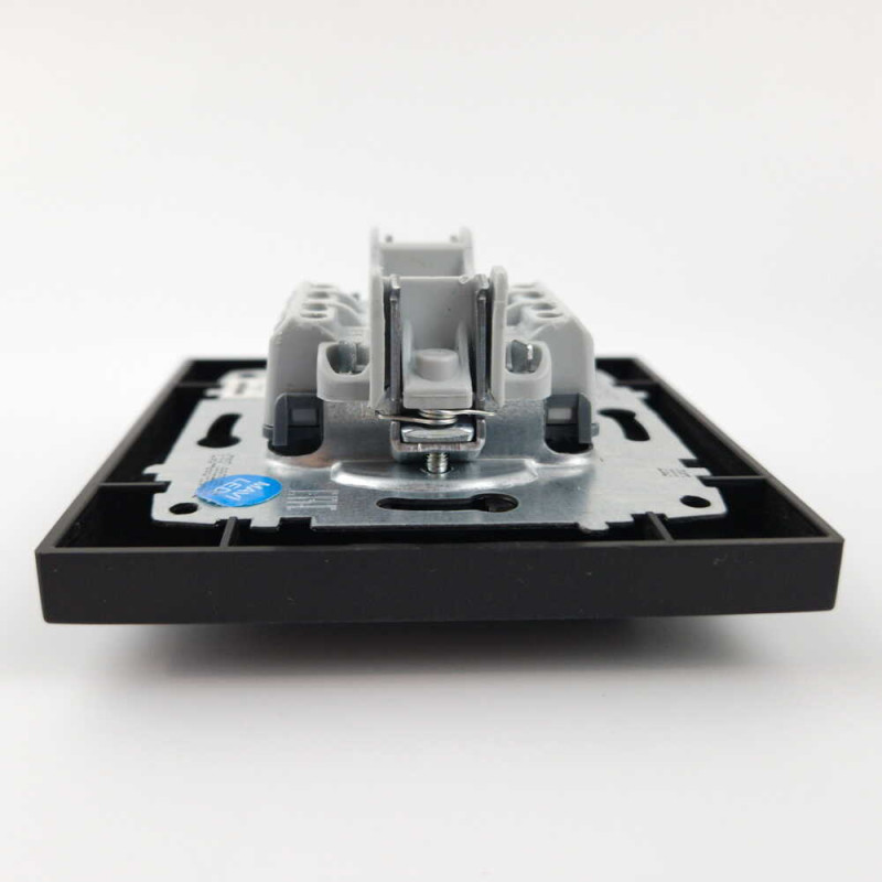 Выключатель EL-BI VEGA черный мат 1-кл промежуточный ( 510-014800-214 )