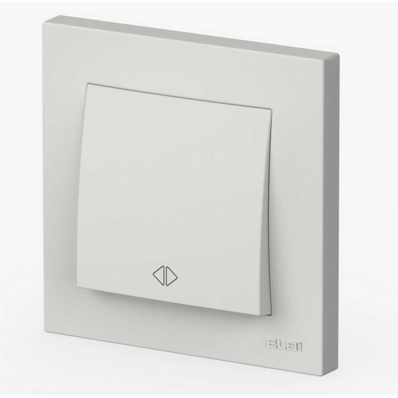 Выключатель ELBI VEGA белый мат 1кл промежуточный ( 510-016200-214 )