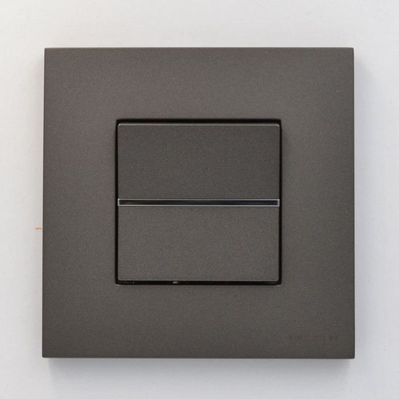 Выключатель Zenit антрацит 1-й проходной ( 2CLA220200N1801 )