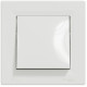 Выключатель одноклавишный белый IP44 Asfora Schneider Electric белый EPH0100221