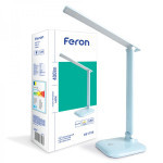 Настільний LED світильник FERON DE1725 9W 30LED голубий 5795