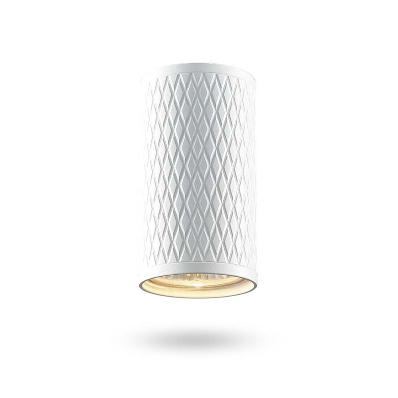 Светильник под лампу SPF02A GU10 накладная белая призма (VL-SPF02A-WP)