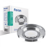 Встраиваемый точечный светильник FERON 8060-2 MR16 с LED подсветкой 28490