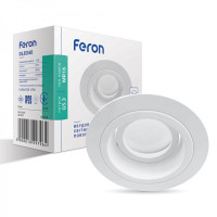 Врезной точечный светильник FERON DL8340 белый 01829