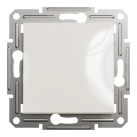 Вимикач кнопковий без рамки Asfora Schneider Electric крем EPH0770123