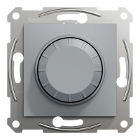 Світлорегулятор поворотний ЛЕД димер RC 370Вт Asfora Schneider Electric сталь EPH6800162