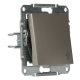 Вимикач кнопковий "Світло" Schneider Electric бронза EPH0900169