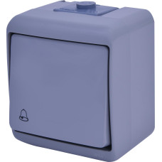 Кнопка "колокольчик" VHE-4-SR (серая, IP54) ETI (4668063)