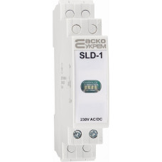 Модульный индикатор 230V AC/DC SLD-1 белый АСКО A0140030035