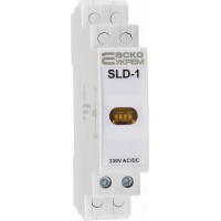 Модульный сигнальный индикатор 230V AC/DC SLD-1 желтый АСКО A0140030033