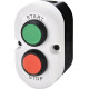 Кнопочный пост 2-модуль. ESE2-V4 (Compact, "START/STOP", зеленый/красный, корп. серо-черный) ETI (4771442)