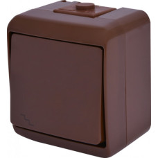 Выключатель "лестничный" VHE-3-KR (коричневый, IP54) ETI (4668042)