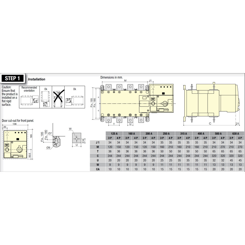 95234040 Переключатель нагрузки ATyS 4Х400A 230 VAC SOCOMEC