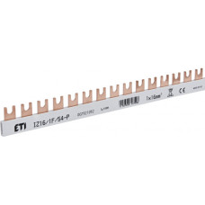 Шина питания IZ 16/1F/54 (16мм2, 1P, 1м, Fork, 54mod.) ETI 2921092