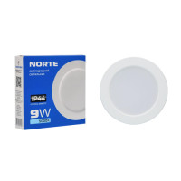 Потолочный светильник NORTE 1-NDP-1604 9W 5000K IP44 круг