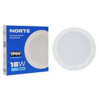 Потолочный светильник NORTE 1-NDP-1608 18W 5000K IP44 круг