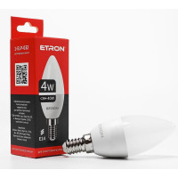 Светодиодная LED лампа ETRON 4W C37 4200K 220V E14 дневной свет 1-ELP-032