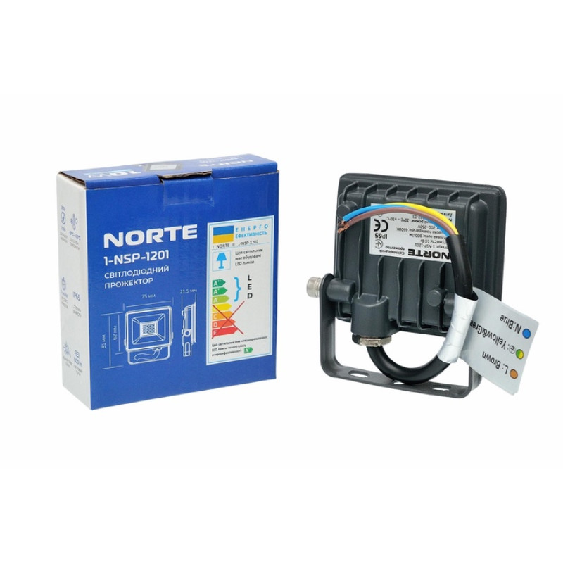 Прожектор NORTE Spotlight 1-NSP-1201 10W 6500К