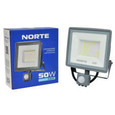 Прожектор NORTE Spotlight 1-NSP-1225 50W 6500К с датчиком движения