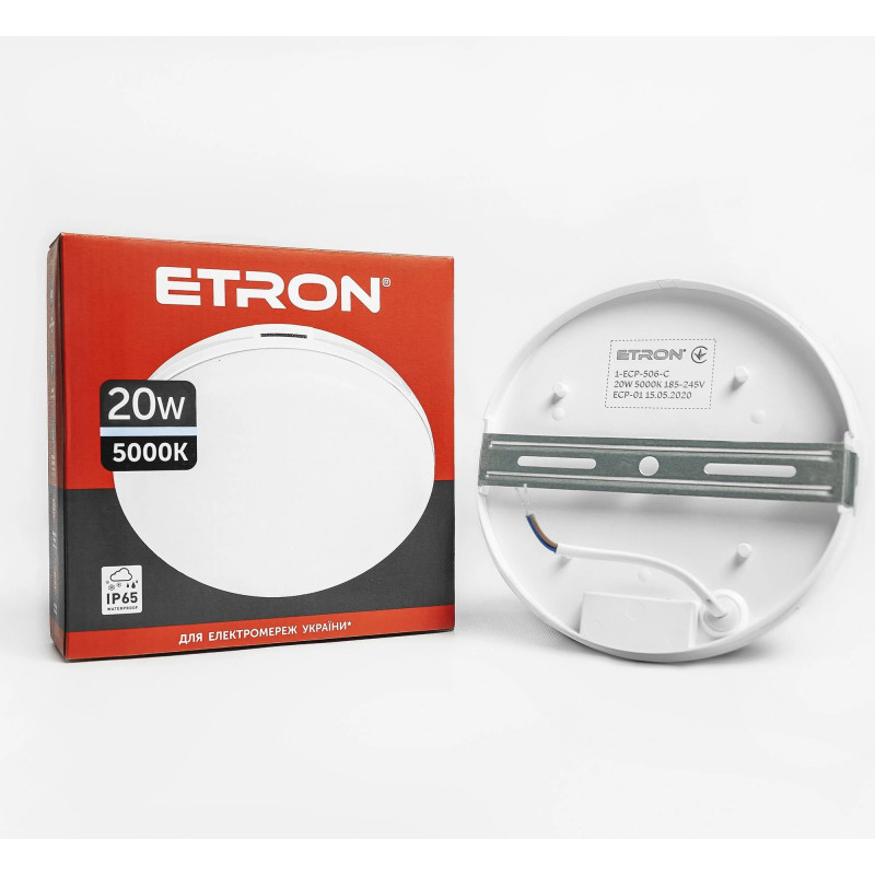 Светодиодный светильник ETRON Communal 1-ESP-506-C 20W 5000К круг