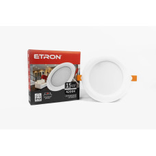 Светодиодный светильник ETRON Decor 1-EDP-628 15W 4200K IP40 круг