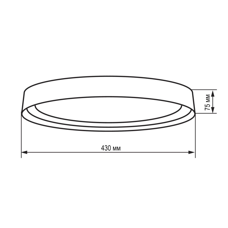 Світлодіодний світильник Smart ARRIVAL 1-ESP-2001 45W Gold&Black IP20 ETRON