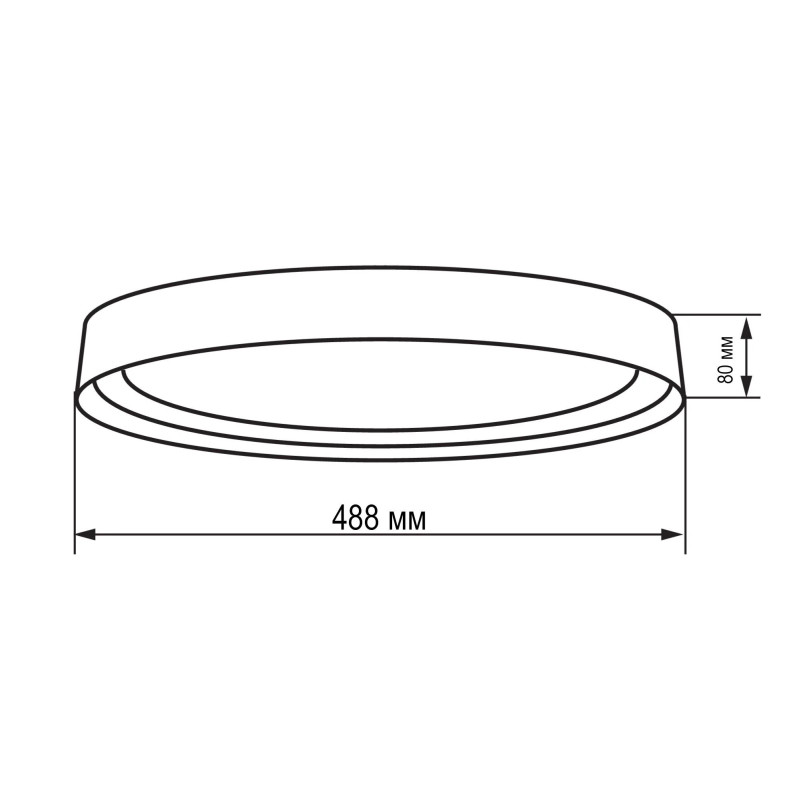 Светодиодный светильник Smart MODERN 1-ESP-2054 72W Gold&Black IP20 ETRON