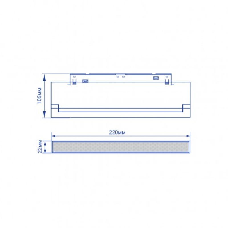 Магнитный трековый светильник Feron MGN306 12W 4000К 40263