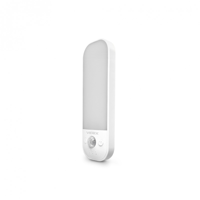 Светильник фонарь LED аккумуляторный с датчиком движения VIDEX (VL-NL014W-S)