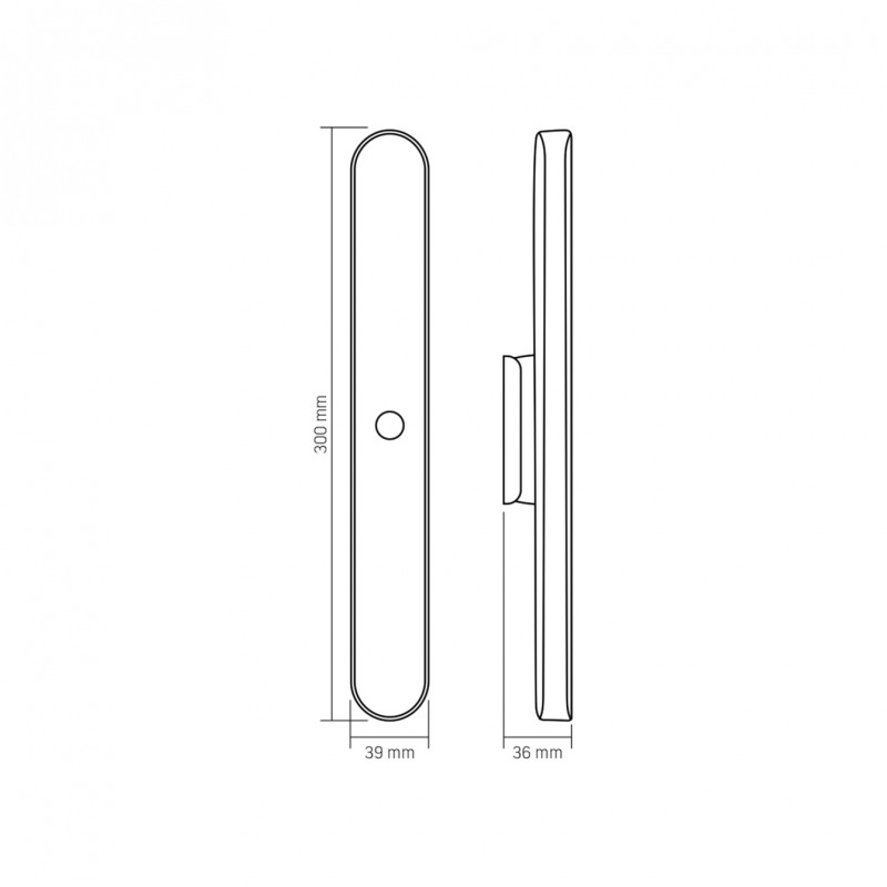 Світильник LED акумуляторний з пультом VIDEX (VL-NL049W-R)