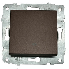 Выключатель промежуточный одноклавишный Ovivo Мокко grano (600-000219-214)
