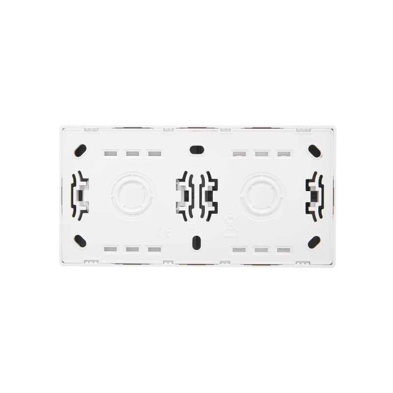 Вимикач 1-ий+Розетка 1-на з/з білий 752-0200-170BAP LETO Lezard