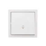 Кнопка дзвінка білий 752-0200-103 LETO Lezard