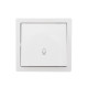 Кнопка дзвінка білий 752-0200-103 LETO Lezard