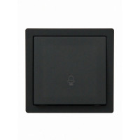 Кнопка звонка черный 752-4200-103 LETO Lezard