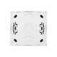 Розетка 1-на с/с с крышкой белый 752-0200-123B LETO Lezard